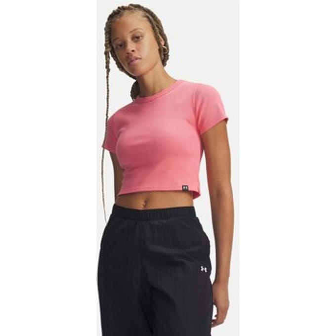 Under Armour Ua Rival Rib Baby Tee - Sportswear - Vrouwen