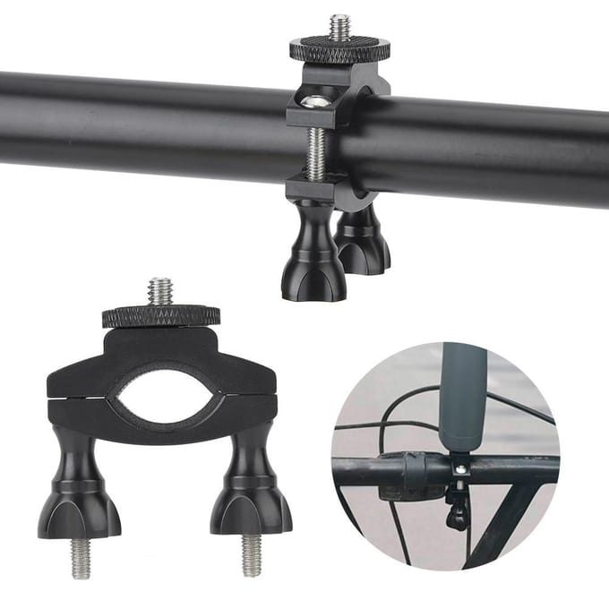 14  Schroef Fiets Fiets Stuurbevestigingsbeugel voor DJI OSMO Gopro SJCAM XiaoYi Actiecameras black