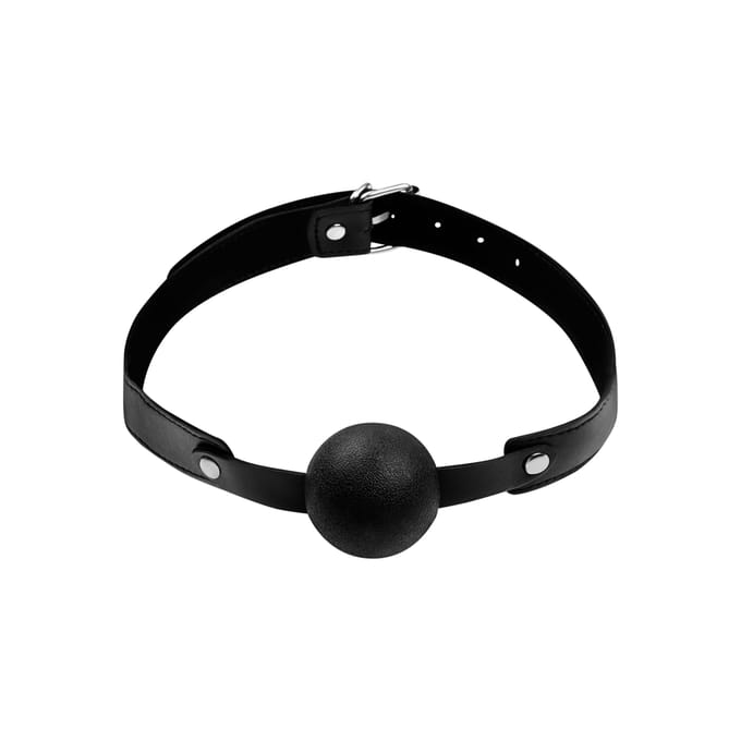 Guilty Pleasure BDSM Gp massief siliconen balknevel - Zwart