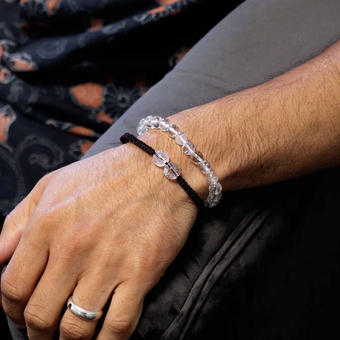Edelsteen Dubbele Kracht Armbanden - Bergkwarts