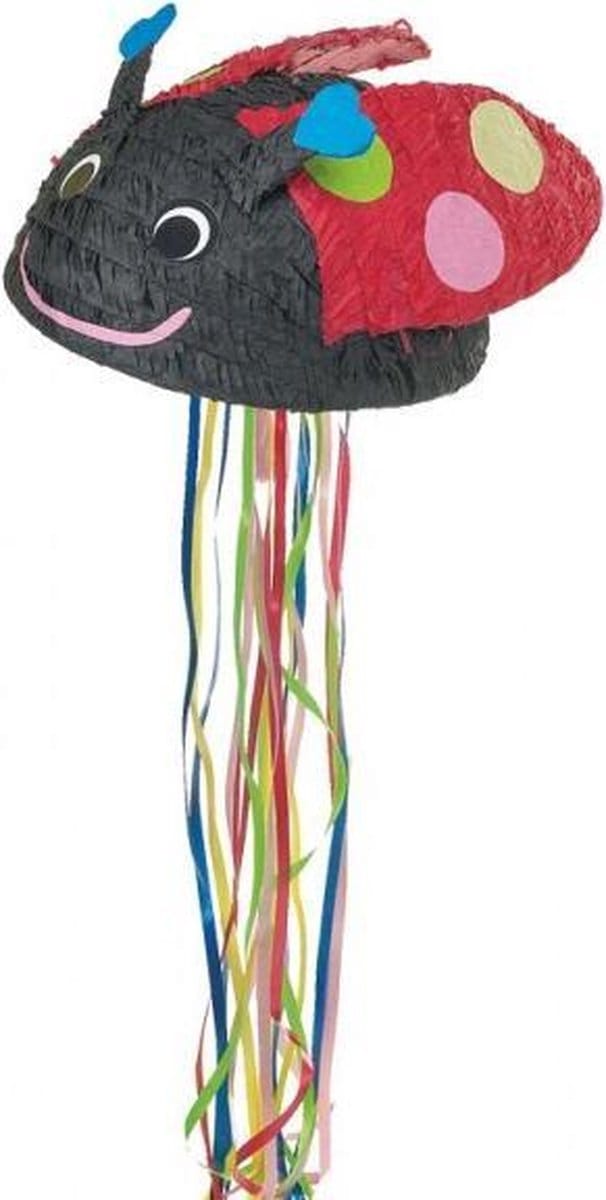 "Lieveheersbeestje piñata  - Feestdecoratievoorwerp - One size"