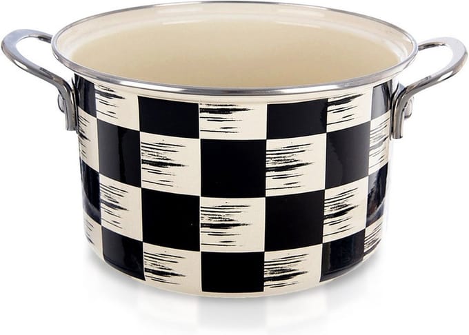 Kookpan Geëmailleerde DAMBORD 22 cm, 4 l - Kookpot - Soeppan