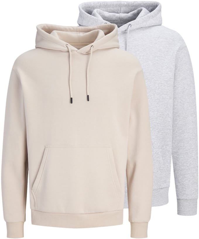 Jack & Jones Heren hoddie 2 pack Bradley