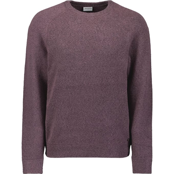 No Excess Pullover Crewneck Soft Wool Blend Dark Wine Größe: S | Pullover Outlet | Herren | Rot