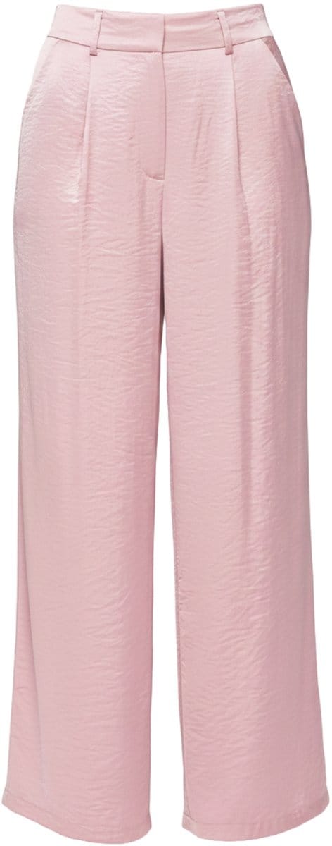 OMBRE Broek - Loose Fit - Viscose - Rits Roze S