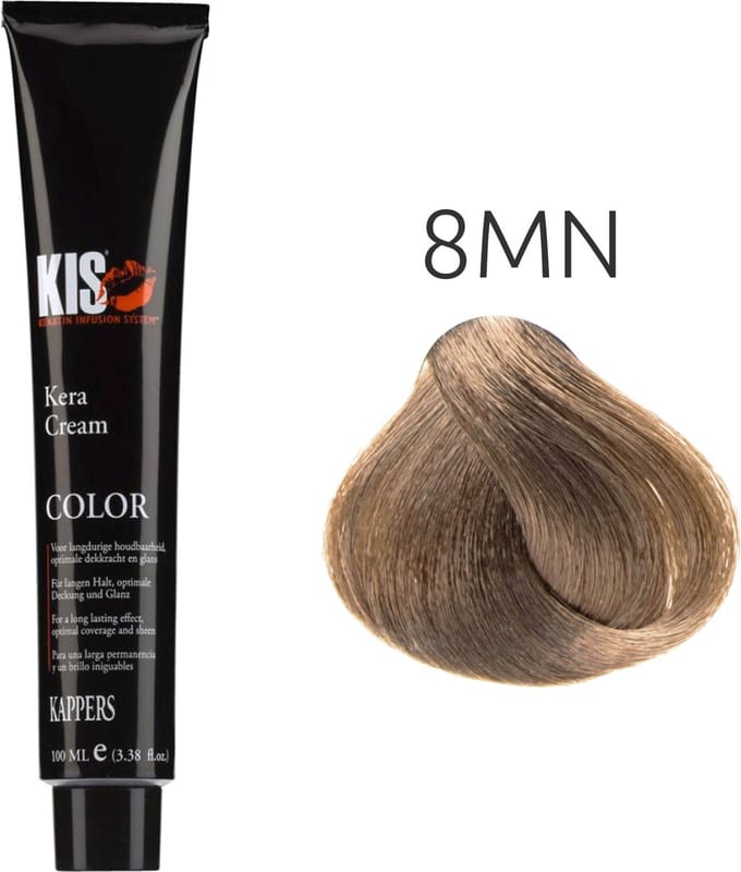 Haarverf - 8MN Licht mat blond | KIS