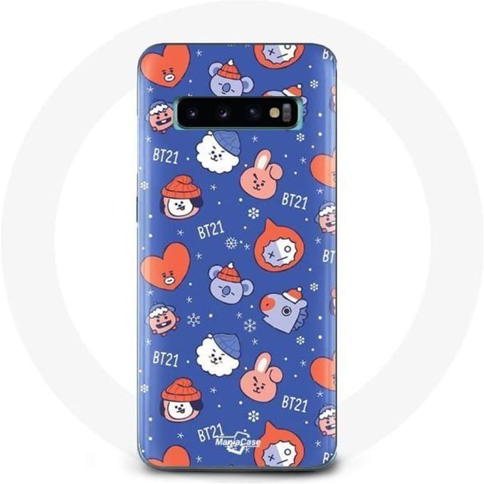Coque pour Samsung Galaxy S10 Edge BTS Bangtan Sonyeondan BT21 Noël 2023