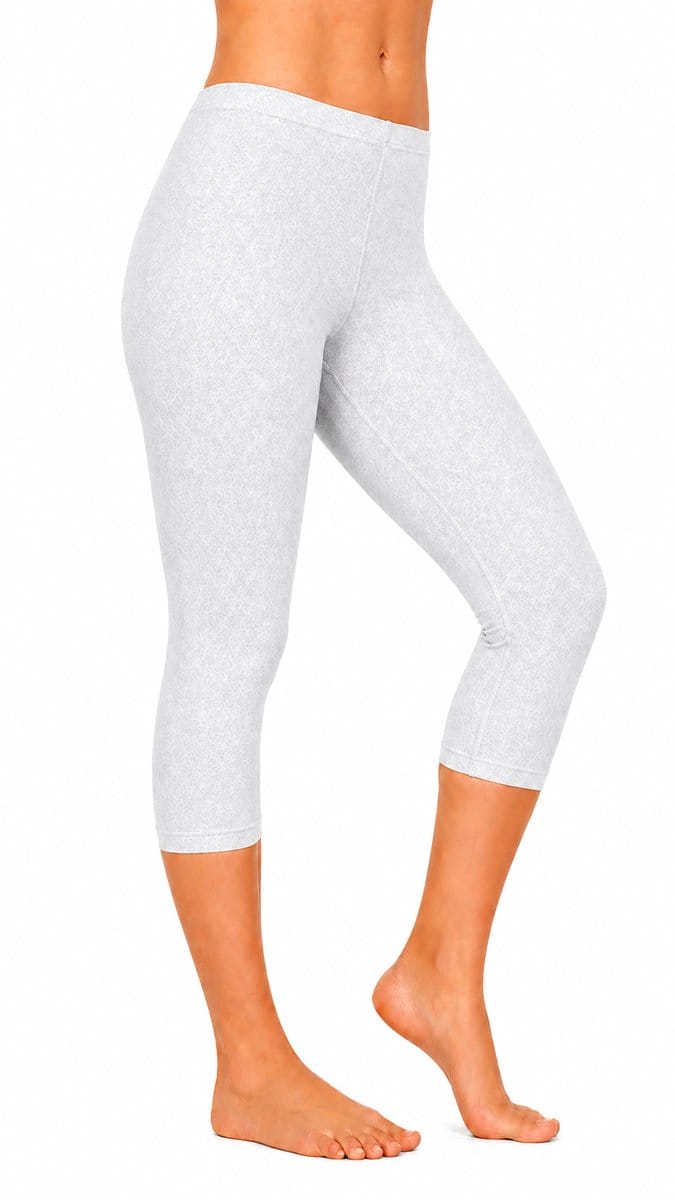 Premium Dames Driekwart Legging | 3 Kwart Legging | Grijs - M