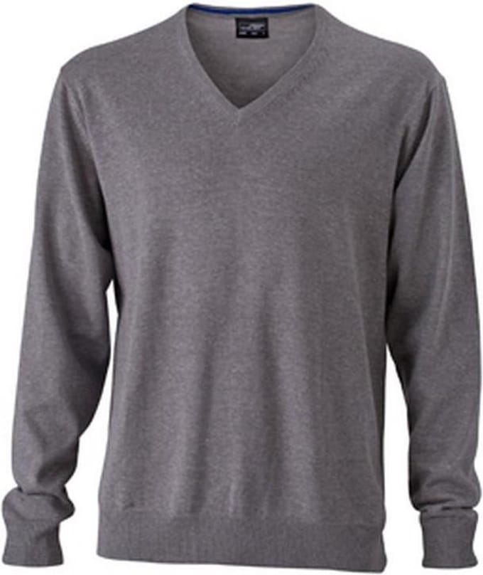 James and Nicholson Heren V-hals pullover (Grijze Heide)