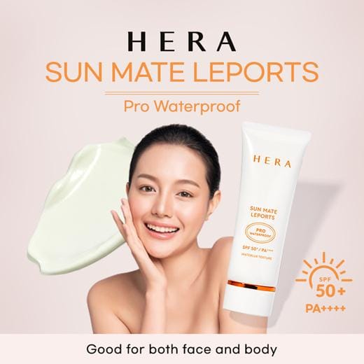 Hera Sun Mate Leports PRO Imperméable SPF50+ 70ml beige