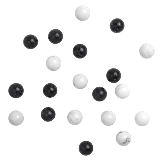 Schönbuch - Dots Stone Wandhaken - Marmor Bianca Carrara - wit