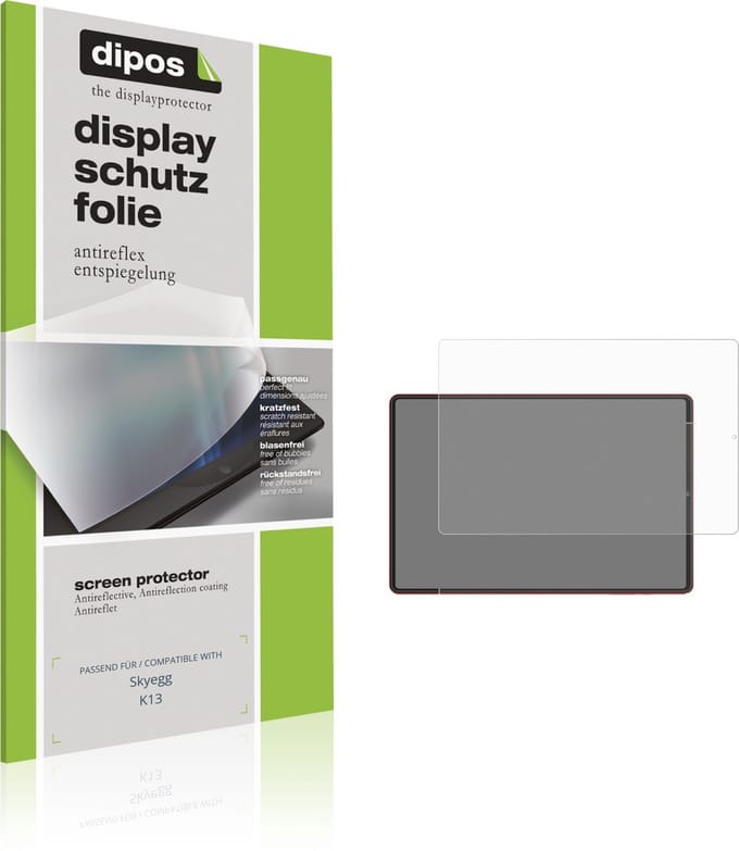 dipos – 2x Matte Beschermfolie geschikt voor Skyegg K13 | Krasbestendige & antireflecterende Screenprotector Ultra-Thin