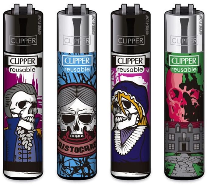 Clipper aansteker - Large ROOTS #4 - CP11 (4 stuks)