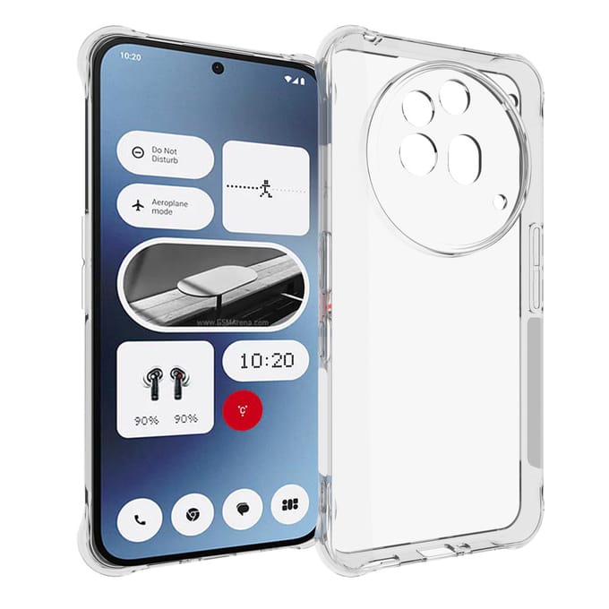 imoshion Hoesje - Geschikt voor Nothing Phone (3a) Pro - Shockproof Case - Transparant