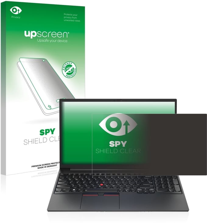 upscreen - privacy screenprotector voor Lenovo ThinkPad E15 Gen 4 - Folie Beschermfolie Blauwlichtfilter