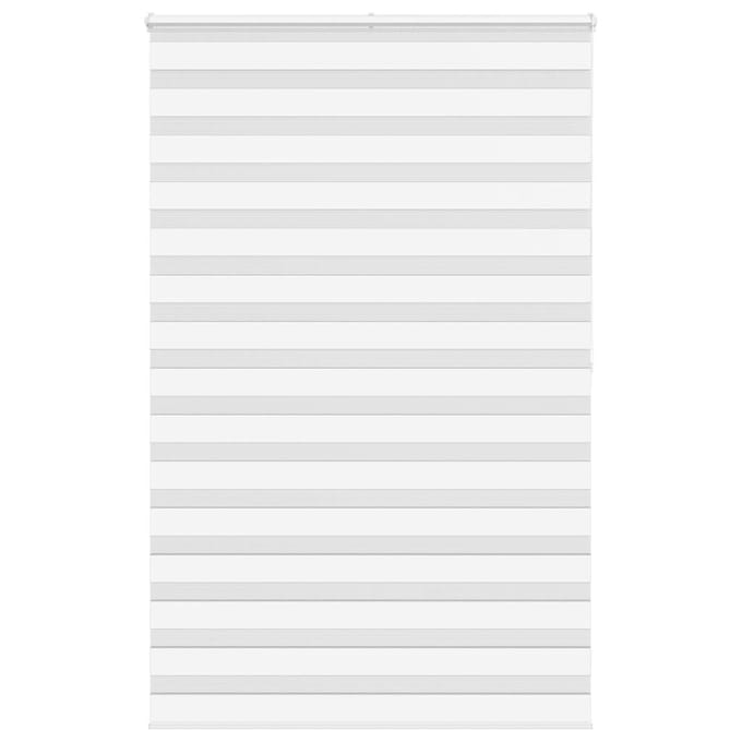 vidaXL - Zebra - rolgordijn - 140x200 - cm - stofbreedte - 135,9cm - polyester - wit