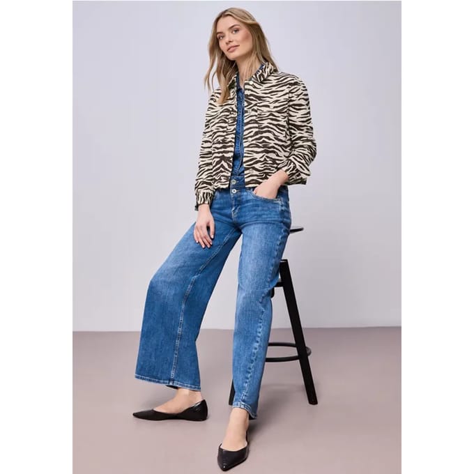 Overshirt met zebraprint