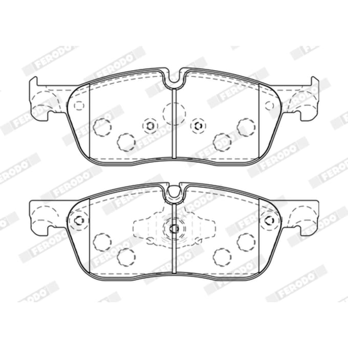 Remblokset FERODO FDB5060, voor