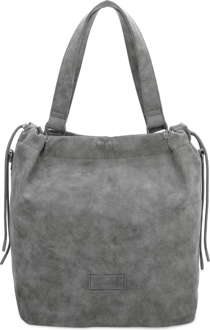 Fritzi aus Preußen Schoudertas Poppie02 Vintage Tote Bag Anthra Donkergrijs