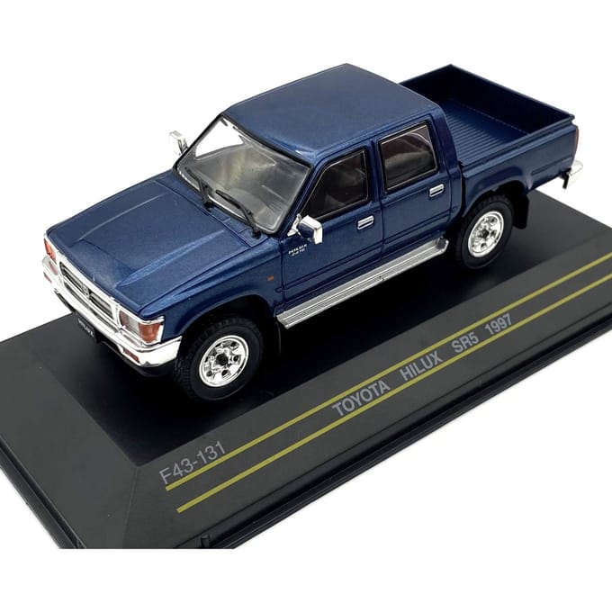 First:43 Toyota Hilux SR5 1997 - Donker Blauw modelauto 1/43