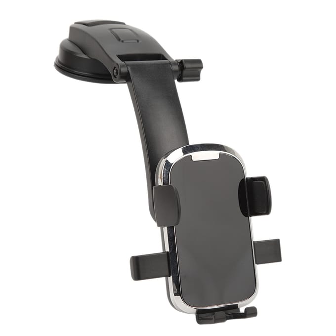 Zuignap Telefoonhouder Handsfree 360 Graden Rotatie Navigatie Telefoonstandaard voor Auto Dashboard gray