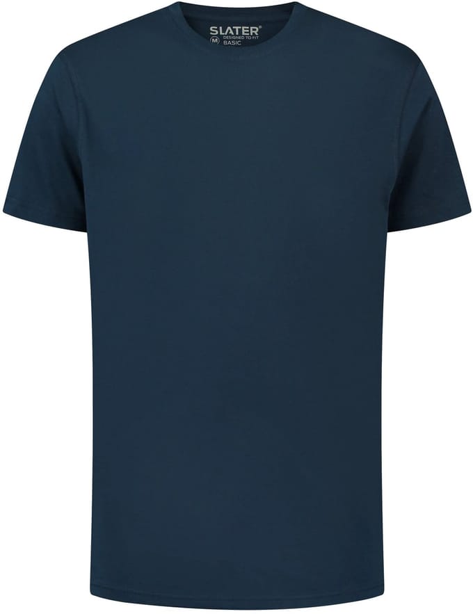 Slater t-shirt 2710 donkerblauw Extra lang maat M