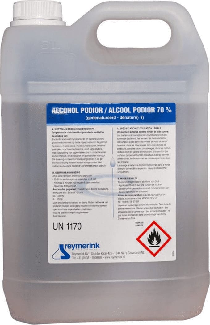 Reymerink Desinfectiemiddel 70% 5000 ml Desinfectiemiddel - sterilisatie