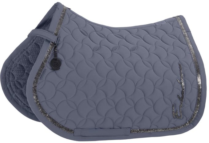 Eskadron Zadeldek Pro Soft Glitter Platinum 26/27 Full Slate Blue