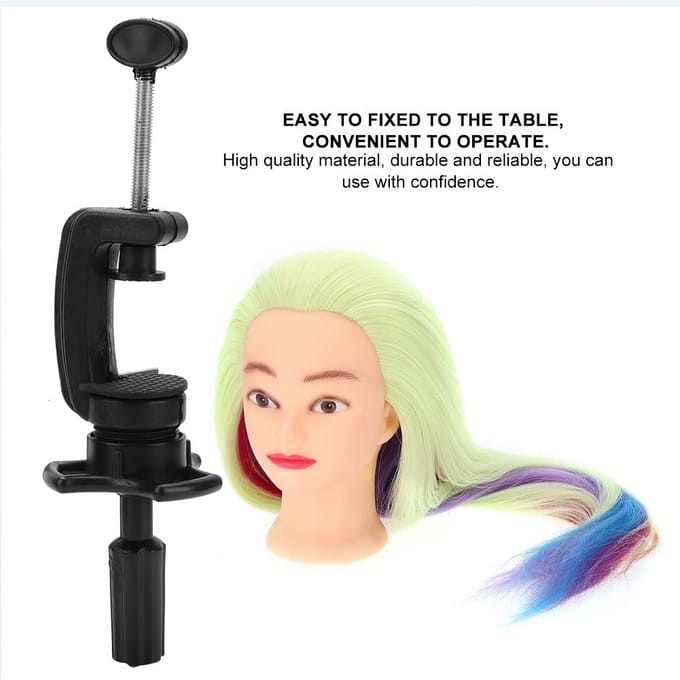 Professionele haarhoofdvormhouder mannequin pruikmodel kapperstrainingstandaard black
