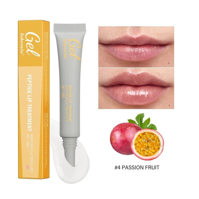 Hydraterende Peptide Lipbehandeling Lipmasker Gel Verwijder dode huid Lipstick Basis Lipcrème Lipverzorging 10 ml