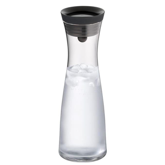 WMF Basic - Waterkaraf - 1,0L - Zwart - Druppelvrij - Elegant Design