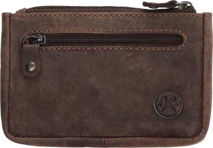 Hide & Stitches Idaho Sleuteletui - 100% Leer - Donkerbruin