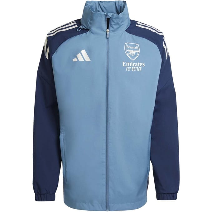 Castore Heren Arsenal FC Regular Raglan Jacket (Blauw)
