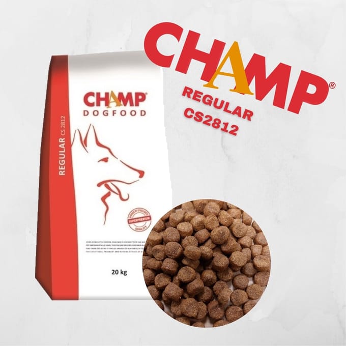 Champ Regular hondenvoer 20 kg + zachte beloning kip 200 gram