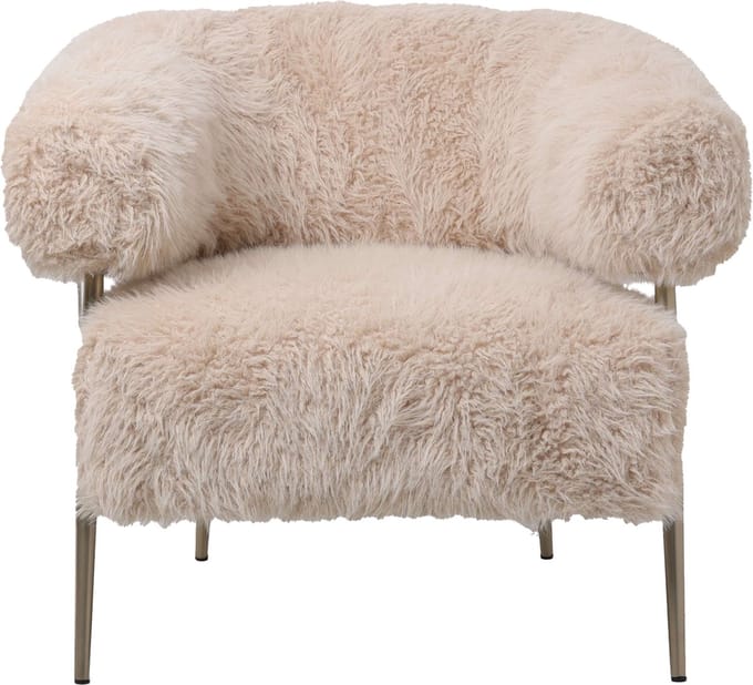 PTMD - Fauteuil Hair - Beige - 85x74x78.5cm