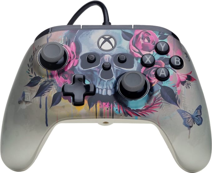 PowerA Advantage Bedrade Controller - Xbox Series X|S - Bloom & Gloom - 3m USB-kabel