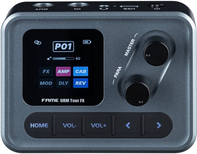 Fame URM Tour FX Portable Multi Effect Processor - Effect-unit voor gitaren