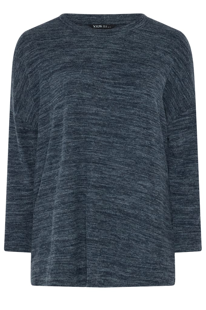 Yours Blauwe Zachte Trui Size 44