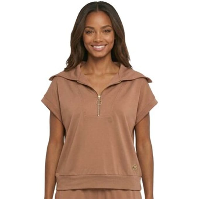 Capuchon sweaters Leone 1947 Woman Hoody Sleeveless Classy