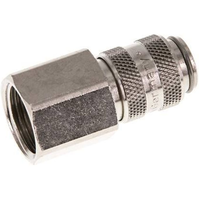 Vernikkeld Messing DN 5 Luchtkoppeling Snelkoppeling G 3/8 inch Binnendraad
