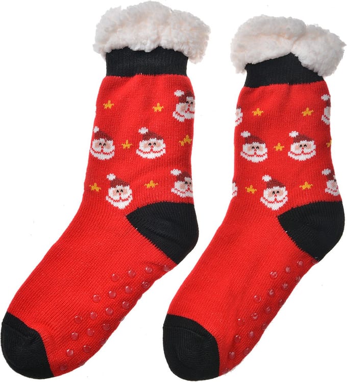 Clayre & Eef Kerstsokken one size Rood Synthetisch