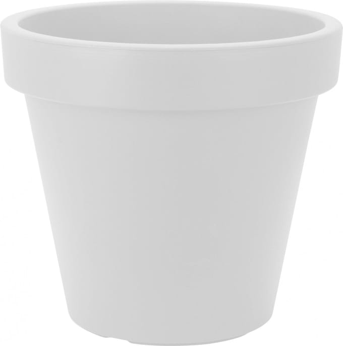 Relaxwonen - Bloempot Classic 40 Cm Kunststof Wit