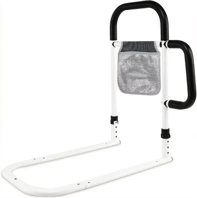 DnA® Bedsteun - Bedbeugel - Bedsteun/Bedbeugel - Wit/Zwart - 5cm x 41cm x 57cm