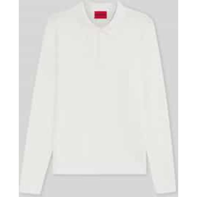 slim fit gebreid poloshirt van viscosemix model 'SAN PIPPO-CV'