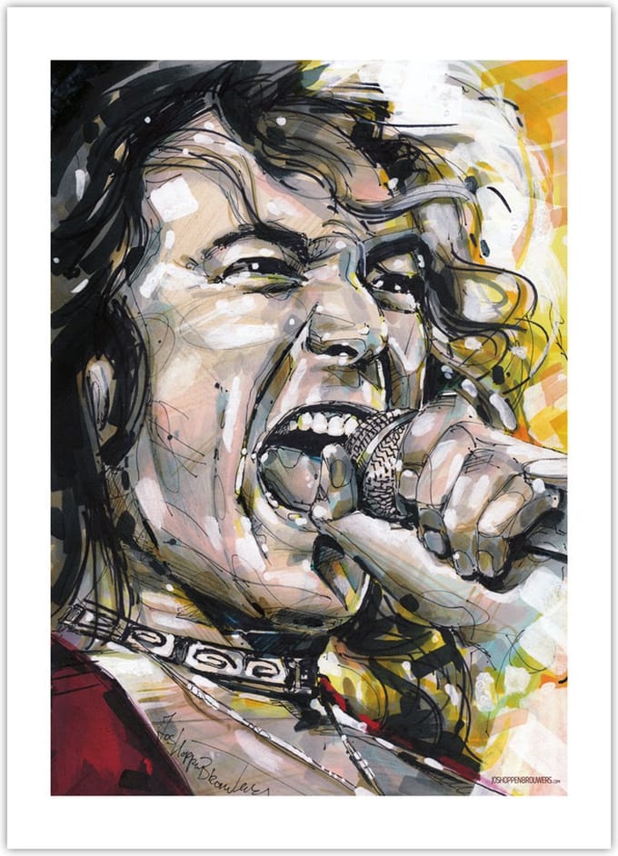 Robert Plant poster 50x70 cm