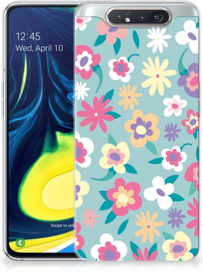 Samsung Galaxy A80 TPU Case Flower Power