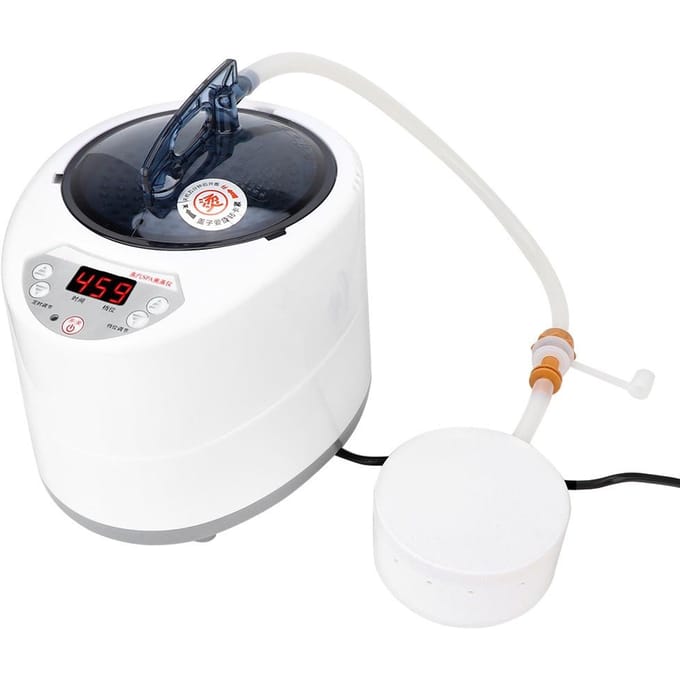 2.5L Fumigatiemachine Voetspa Stoomsauna Stomer Therapie met Afstandsbediening AU PLUG white