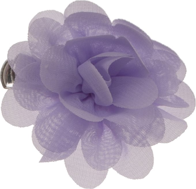 Haarclipje bloem lila