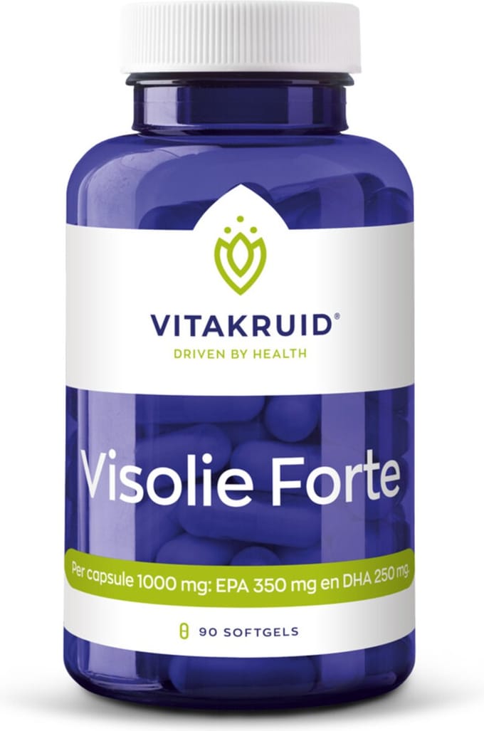 Vitakruid Visolie Forte - 2 x 90 softgels - Voordeelverpakking