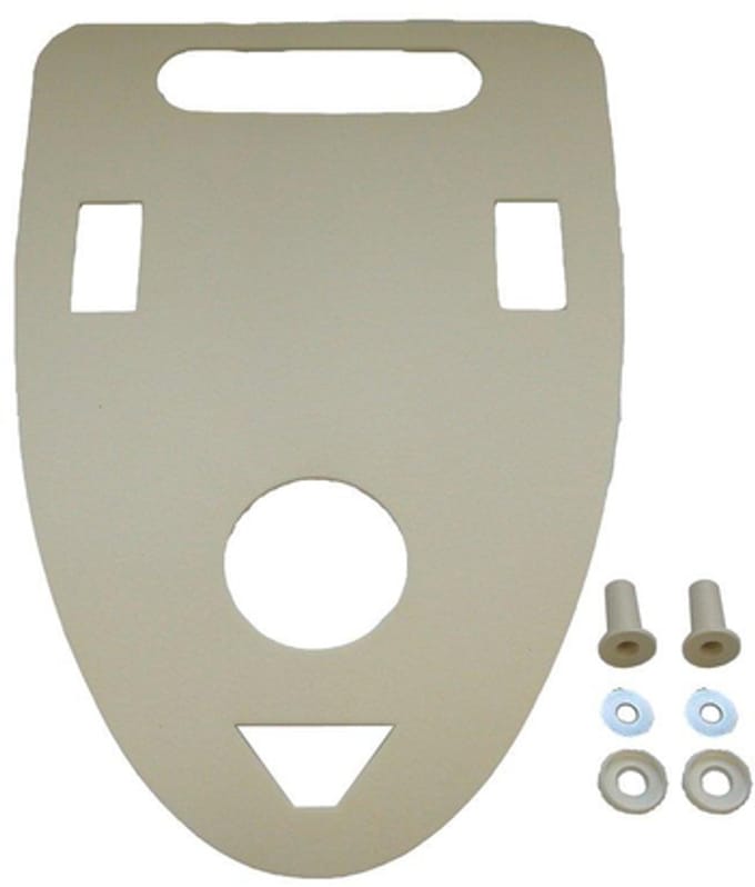 De Beer Isolatieplaat Voor Urinoir Wit - 125160001